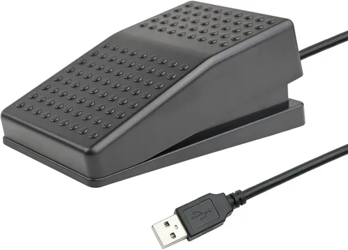 Vista 7 de iKKEGOL Interruptor de pie USB actualizado con un solo pedal de control mecánico Mapa Teclado de ratón Combinación de teclas de acceso rápido