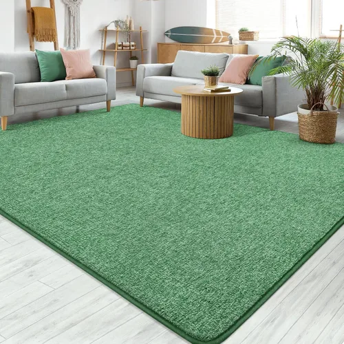 Vista 29 de Chicrug - Alfombra geométrica moderna de 2 x 6 pies para dormitorio o pasillo Negro Geometric