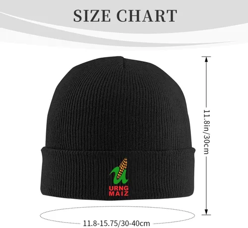Vista 2 de WUTUGY Urng_Maiz Knit Hat Fashion for Unisex Warm Cute Beanie Hat