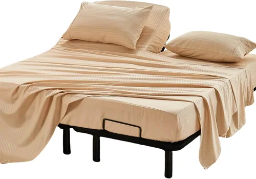 Vista 19 de Kingnex Sábanas a rayas para sofá cama de 36 x 72 pulgadas, tamaño individual para sofá cama, microfibra suave de doble cepillado 1800, 3 piezas