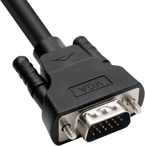 Vista 2 de DTECH Cable VGA a VGA de 5 pies para proyector de monitor de computadora 1080p de alta resolución (4.9 ft)