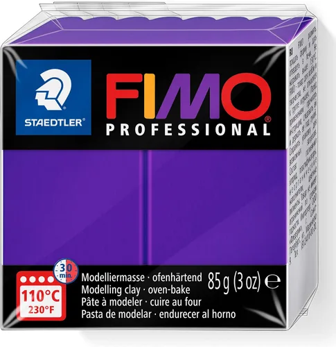 Vista 9 de Staedtler Fimo Professional arcilla polimérica suave, 3 onzas, gris delfín