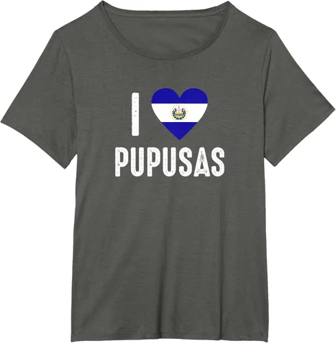 Vista 89 de Camiseta I Love Pupusa from El Salvador