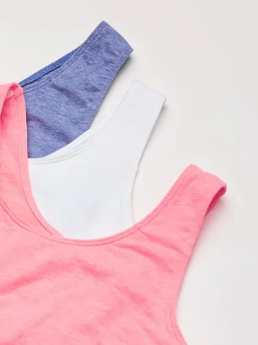 Vista 3 de Fruit of the Loom - Brasier deportivo estilo camiseta para mujer (paquete múltiple)