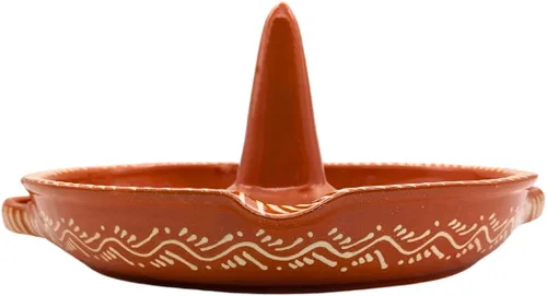 Vista 8 de Cerámica portuguesa Glaseada Terracota Arcilla Pollo Asador
