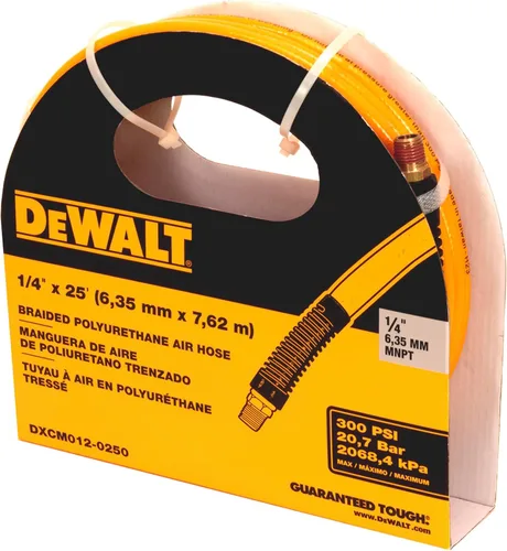 Vista 4 de DeWalt Manguera de aire trenzada de poliuretano 1/4" x 25