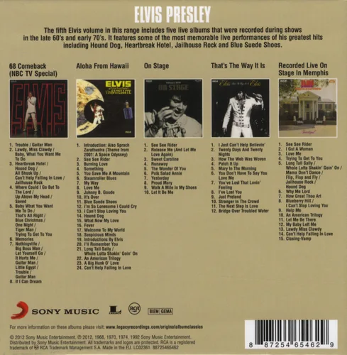 Vista 2 de Elvis Presley Original Album Classics