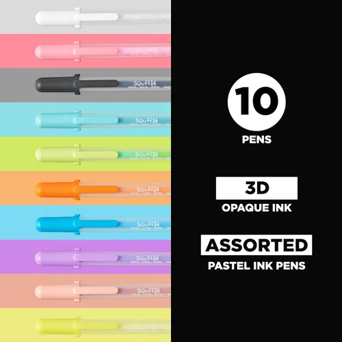 Vista 2 de Conjunto de lapiceros Sakura 58350 de tinta opaca de 3