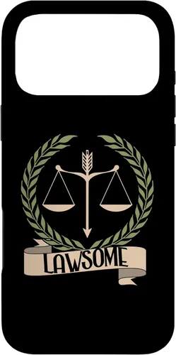 Vista 22 de Lawsome Scales Of Justice Lawyer Law Student Case for iPhone 16
