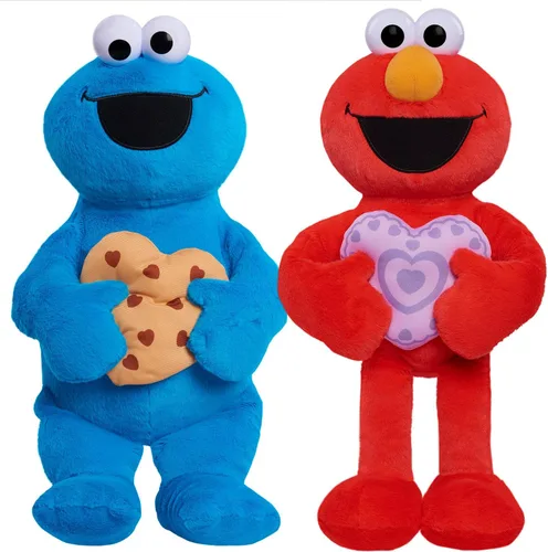 Vista 4 de Sesame Street Just Play - Animal de peluche grande de 15 pulgadas de Sweet Love, animal de peluche suave, juguetes para niños a partir de 18 meses