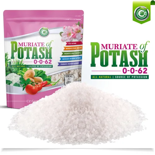 Vista 2 de Muriate of Potash 0-0-62 Fertilizante fabricado en Estados Unidos - MOP Potasio Plant Food para plantas de interior/exterior, jardines de flores