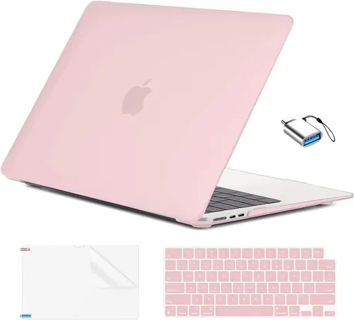 Vista 17 de EooCoo Funda para MacBook Air de 13 pulgadas M5/M4/M3/M2 2026-2022, color Crystal Black