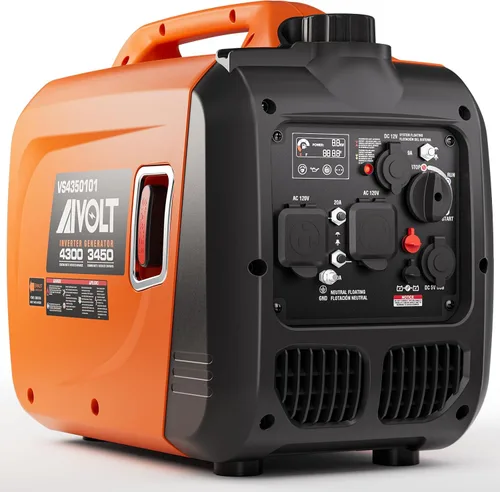 Vista 13 de AIVOLT Generador inversor súper silencioso de 1600 W, generador portátil de gas ultraligero para camping y uso doméstico, cumple con la EPA