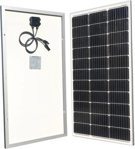 Vista 2 de WindyNation Kit de panel solar monocristalino de 400 vatios con controlador de carga solar TrakMax MPPT 40A + kit de medidor remoto