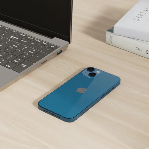 Vista 2 de Apple - iPhone 13 para operadores GSM (renovado prémium), 128 GB, color azul