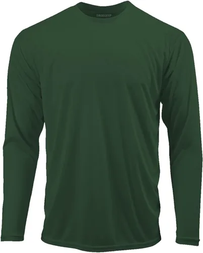 Vista 12 de DRI-Equip - Camisas de manga larga para deporte, disipa la humedad. Blanco