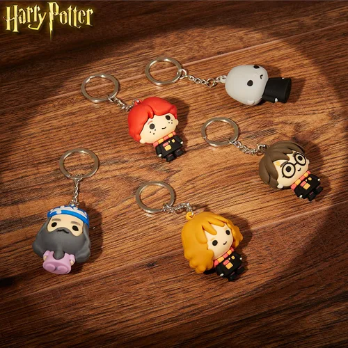 Vista 7 de Harry Potter Llaveros para niños, mini figuras, 5 o 7 llaveros de personajes Harry Ron Hermione para niños, coleccionables, regalos para niños