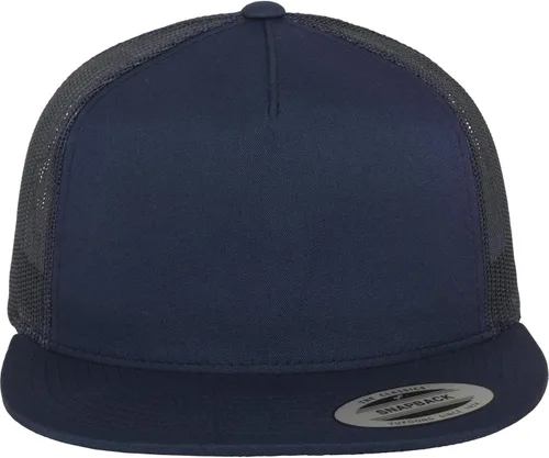 Vista 80 de Flexfit - Gorra ajustable de malla elástica en dos tonos Negro