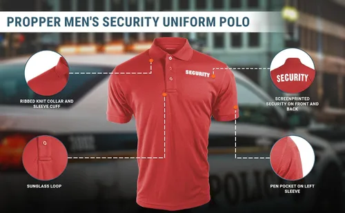 Vista 14 de Propper Polo de seguridad de manga corta para hombre Negro