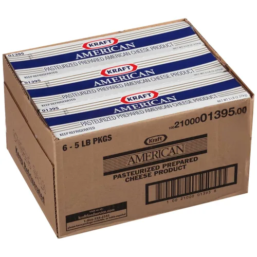 Vista 3 de Kraft Mocasín de queso americano, 5 libras, 6 por caja.