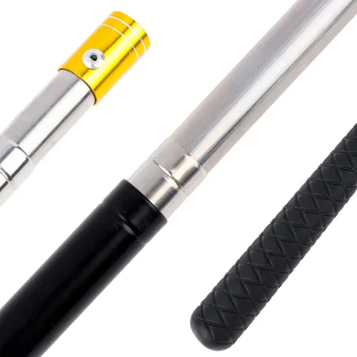 Vista 4 de Arpón de pesca, de acero inoxidable, lanza de púas de aleación de aluminio, con tornillo de 0.315 in para pesca al aire libre, aterrizaje de rana