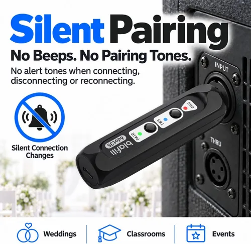 Vista 5 de 6dot35 - Receptor Bluetooth con salida TRS de 1/4" de 6,35 mm