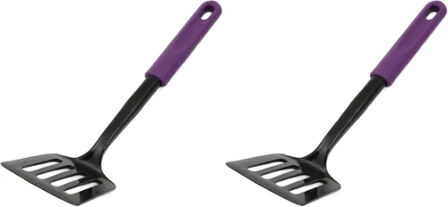 Vista 10 de Chef Craft Basic Nylon Spatula/Turner, 11.5 inch, Blue/Black (Pack of 2)
