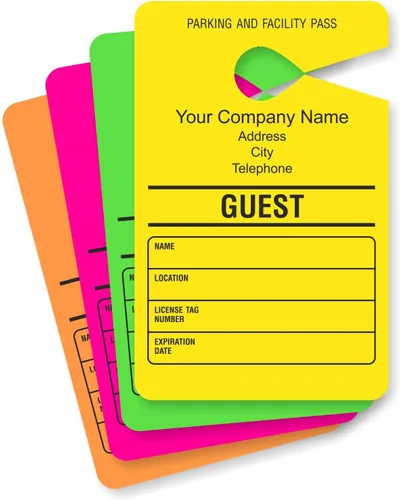 Vista 5 de SmartSign Paquete de 50 etiquetas personalizadas para contratistas – Añade tu dirección y número de etiquetas colgantes para espejo, papel de 3.5 x