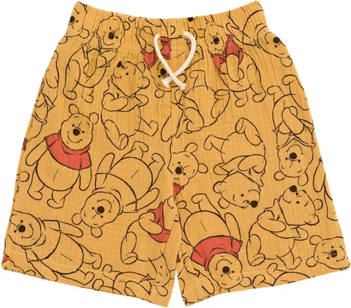 Vista 4 de Disney Winnie the Pooh Mickey Mouse - Camisa hawaiana con botones y pantalones cortos para recién nacidos hasta niños pequeños