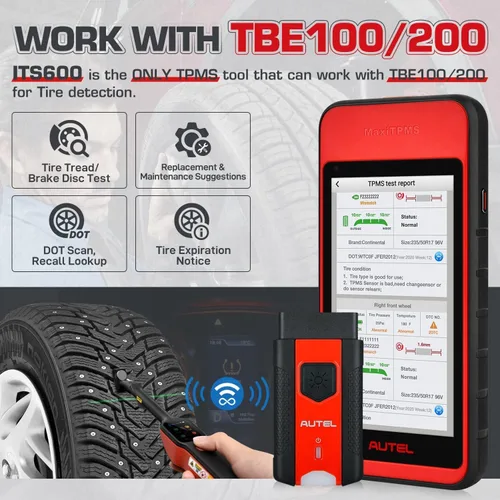Vista 7 de Autel MaxiTPMS ITS600 (E) Herramienta de programación TPMS, 2026 Funciones completas de TPMS como ITS600 Pro Up de TS508WF/ MK808S-TS/ TS900