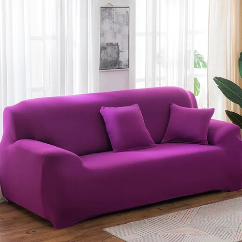 Vista 13 de Morbuy Funda súper elástica para sofá, 4 piezas de elastano, funda de sofá modular de color sólido con parte inferior elástica, protector de muebles