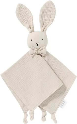 Vista 2 de LAWKUL Baby Lovey - Mantas de muselina de algodón orgánico suaves y cómodas para recién nacidos, niños y niñas, unisex, color verde conejito