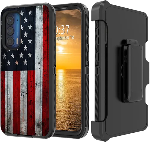 Vista 115 de Funda para Moto G Stylus 5G 2023 con funda de clip para cinturón y soporte, resistente de doble capa, resistente a prueba de golpes, para Motorola
