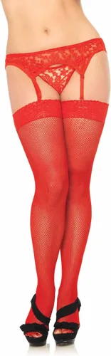 Vista 3 de Leg Avenue Conjunto de liguero y tanga de encaje para mujer