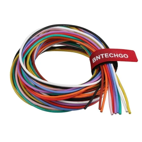 Vista 9 de Cable de batería de silicón de BNTECHGO, calibre 16 AWG, ultraflexible, resistente a temperaturas de 200 °C, 252 hilos de cobre estañado trenzado