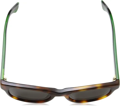 Vista 4 de Gucci GG0003S 003 - Lentes de sol cuadrados brillantes Havana GG0003S categoría 3 tamaño 5, HavanaVerde