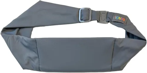 Vista 2 de BANDI Cinturón de bolsillo Cómoda cangurera para viajes, correr y actividades al aire libre Cinturón para correr para teléfono, pasaporte, llaves
