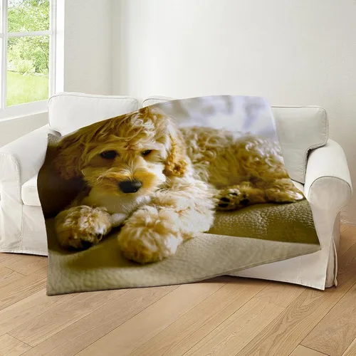 Vista 5 de CafePress The Cockapoo - Manta de felpa de forro polar súper suave, 60 x 50 pulgadas