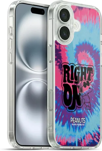 Vista 175 de Head Case Designs Funda de gel suave con licencia oficial de Peanuts Freak Flag Fly Woodstock 50th compatible con Apple iPhone 7 Plus/iPhone 8 Plus
