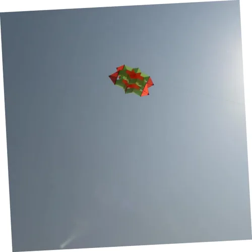 Vista 8 de Homoyoyo Diversión al aire libre deportes hexágono cometa flor juguete cometa para niños y niñas adultos tela segura fibra de vidrio construcción al