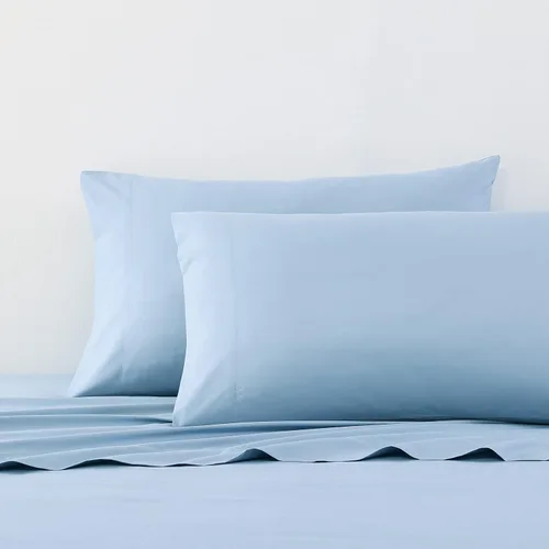 Vista 2 de Nautica - Sábanas Twin XL, Juego de Ropa de Cama de Percal de Algodón, Completamente Elastizadas, Esenciales Ideales para Dormitorio
