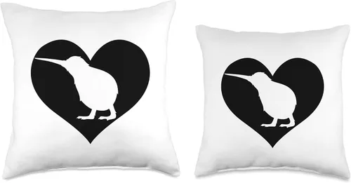 Vista 3 de Designs für Kiwi Vogel Fans Nueva Zelanda Kiwi Bird - Almohada (16 x 16 pulgadas), multicolor