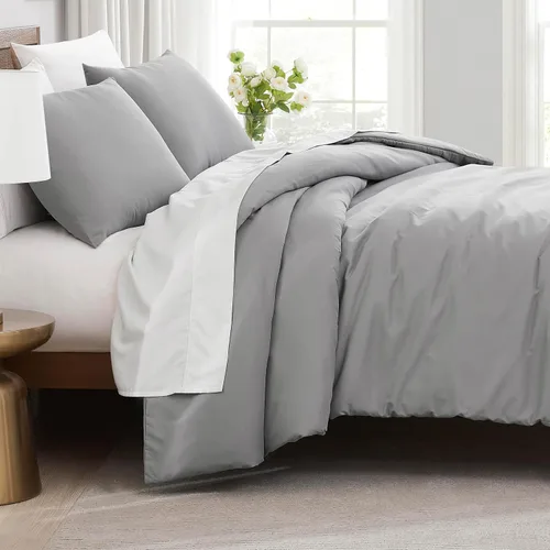 Vista 48 de Southshore Fine Living, Inc. Juego de funda de edredón tamaño extra grande individual/XL, ropa de cama de microfibra cepillada premium de fácil