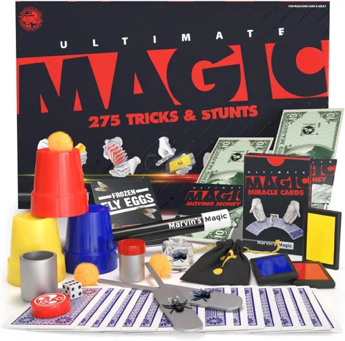 Vista 8 de Marvin's Magic - Juego de Magia para Niños - Caja de Trucos, Trucos Increíbles para Niños - Gama Made Easy - Incluye Varita, Trucos de Cartas, Mucho