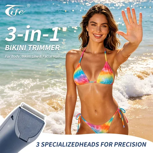 Vista 7 de Tife Waterproof Full Body Trimmer (Blue)