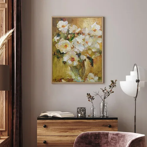Vista 12 de ART Marco flotante de lienzo para lienzo envuelto en galería de 1 a 1.25 pulgadas de profundidad, marcos flotantes con aspecto de madera