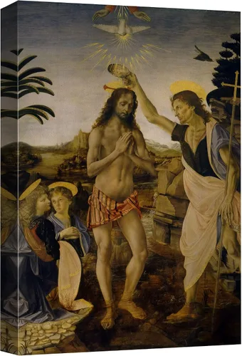 Vista 52 de wall26 Lienzo impreso para pared, diseño de Salomé y San Juan Bautista, por Solario, Historia del Renacimiento, ilustraciones de bellas artes, arte