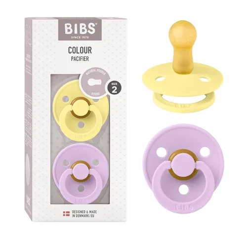 Vista 13 de BIBS - Paquete de 2 chupetes para bebés, goma natural libre de bisfenol A (BPA), hechos en Dinamarca, para niños de 0-6 meses, azul pastel