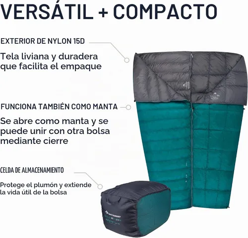 Vista 4 de Sea to Summit Manta para saco de dormir Traveller Down