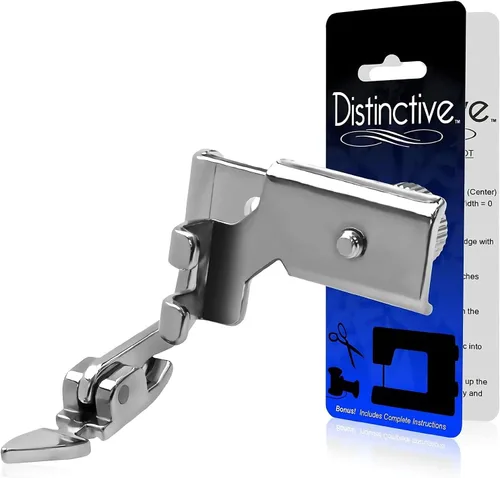 Vista 20 de Distinctive 1 – 4 (cuarto de pulgada) Quilting máquina de coser prensatelas para guía de borde con – Compatible con todos los vástagos Snap-On